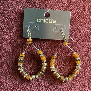 Chico's Presley Hoop Earrings NWT